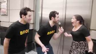 Billy On The Street: Paul Rudd Loves BROS