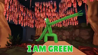 PINK EATS GREEN in Roblox Rainbow Friends