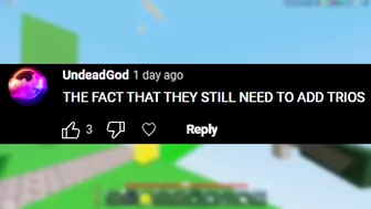 Devs please... Roblox Bedwars