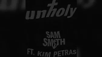 Sam Smith - Unholy (ft. Kim Petras) (Lyric Video)