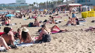 Barcelona beach walk / beach Sant Sebastia