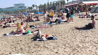 Barcelona beach walk / beach Sant Sebastia