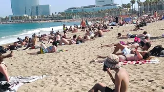 Barcelona beach walk / beach Sant Sebastia