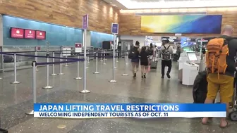 Japan lifting COVID travel restrictions starting October 11