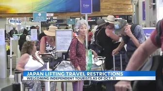 Japan lifting COVID travel restrictions starting October 11