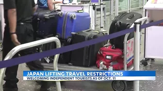 Japan lifting COVID travel restrictions starting October 11