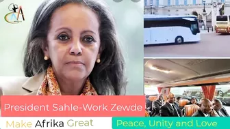 President Sahile-work of Ethiopia who refused to travel in a Group Bus to the Queen’s Fµneral