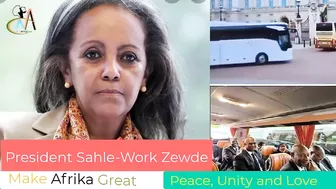 President Sahile-work of Ethiopia who refused to travel in a Group Bus to the Queen’s Fµneral