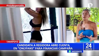 Tarapoto: candidata financia su campaña con cuenta en Only fans