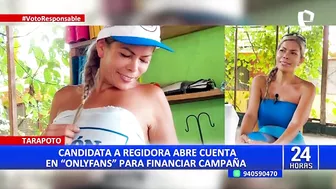 Tarapoto: candidata financia su campaña con cuenta en Only fans