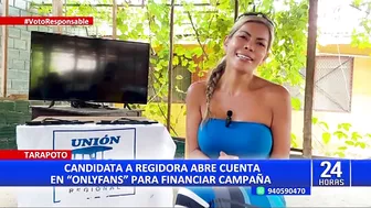 Tarapoto: candidata financia su campaña con cuenta en Only fans