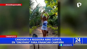 Tarapoto: candidata financia su campaña con cuenta en Only fans