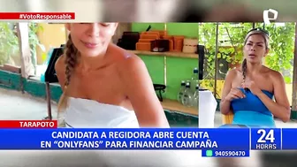 Tarapoto: candidata financia su campaña con cuenta en Only fans