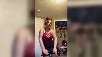 Dancing #tiktok #tiktokvideo #onlyfans #furry #furryfandom #neko #dance #cosplay #red #swimsuit