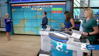 Invest 98L: Comparing forecast models