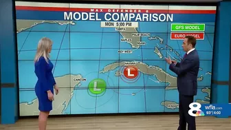 Invest 98L: Comparing forecast models