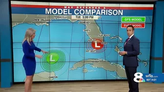 Invest 98L: Comparing forecast models