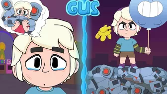 GUS ORIGIN STORY - BRAWL STARS ANIMATION