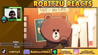 Robitzu Reactioneaza la "BRAWL STARS X LINE FRIENDS Animation" [#9]