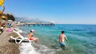 ???????? ANTALYA KEMER BEACH WALK TURKIYE #turkey #kemer #antalya #beach