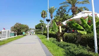 Antalya SIDE Beach walk ???????? TURKIYE #turkey #side #beach #antalya