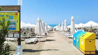 Antalya SIDE Beach walk ???????? TURKIYE #turkey #side #beach #antalya