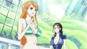 Lady Nami wears a fiery bikini to go shopping, making many boys fall in love