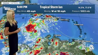 Tropical Storm Ian, 5 p.m. advisory for Sept. 24, 2022