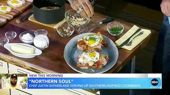 Celebrity chef back in the kitchen and taking a bite out of his new cookbook