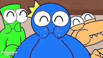 Pink & Yellow Are So Sad With Blue - Rainbow Friends Animation