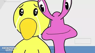 Pink & Yellow Are So Sad With Blue - Rainbow Friends Animation