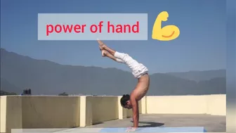 Handstand With Back Bend | Power Yoga Flow #shorts #viralshorts #rishikeshyogavalley