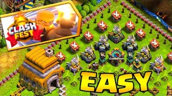 Clash Fest Challenge COC Clash OF Clans New Event Clash Fest