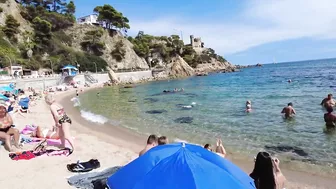 Spain Beach Walk - Beautiful Beach, Costa Brava - September 2022