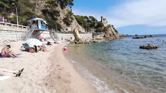 Spain Beach Walk - Beautiful Beach, Costa Brava - September 2022