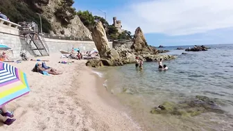 Spain Beach Walk - Beautiful Beach, Costa Brava - September 2022