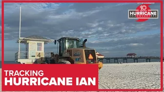 Clearwater Beach lifeguard stands moved ahead of Hurricane Ian