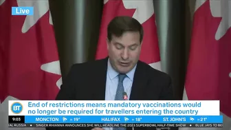 BREAKING: Canada to lift mask and vaccination travel mandates