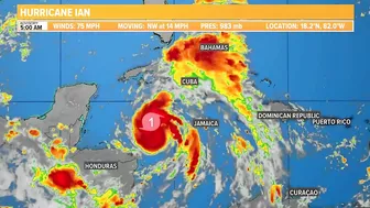 Spaghetti models show how Hurricane Ian will impact Florida | Monday, 5 a.m. update