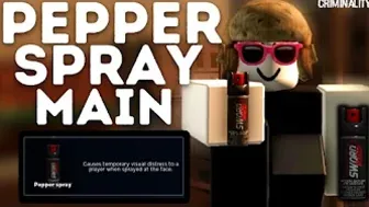 Pepper Spray Main | Roblox Criminality