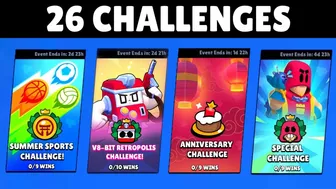 26 CHALLENGES IN BRAWL STARS