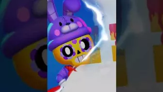 FNAF BONNIE + BRAWL STARS = ??? (FNAF ANIMATION) #rosie