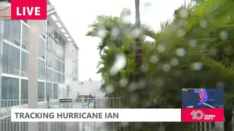 Strong winds, heavy rain coming down in Venice Beach