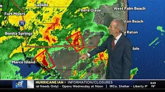 Tornado Warning issued for southwestern Palm Beach County