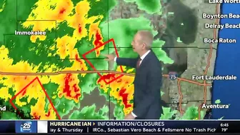 Tornado Warning issued for southwestern Palm Beach County