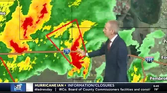 Tornado Warning issued for southwestern Palm Beach County