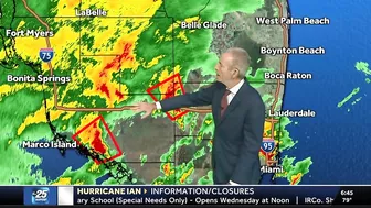 Tornado Warning issued for southwestern Palm Beach County