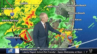 Tornado Warning issued for southwestern Palm Beach County