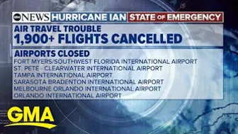 Travel mess as Florida airports close l GMA