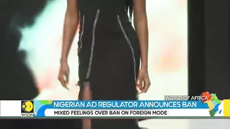 World of Africa: Nigeria bans foreign models & voiceover artists